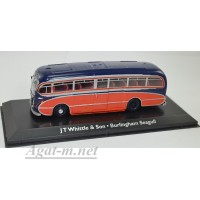 4642101-АТЛ Автобус LEYLAND Tiger Cub Burlingham Seagull Coach  "J.T.Whittle & Sons" 1951 Blue/Red